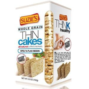 Suzie's Thin Cakes, Spelt & Flax Seeds - 12 x 4 ozs.