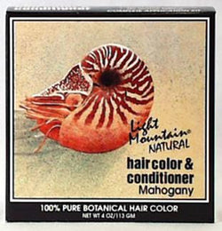 Light Mountain Hair Color #4 Mahogany - 4 ozs.