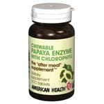 American Health Chewable Papaya Enzyme with Chlorophyll 100 tabs