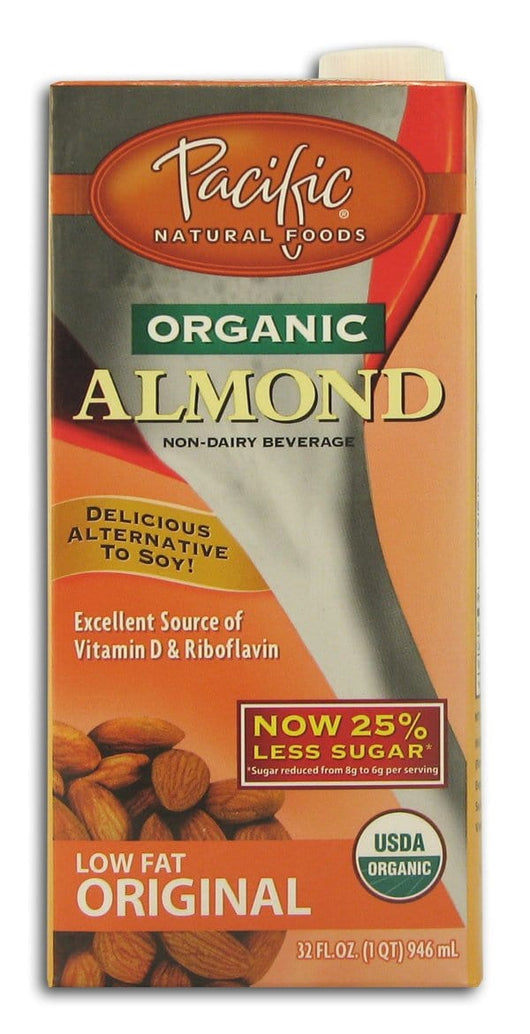 Pacific Foods Almond Beverage Low Fat Original - 32 ozs.