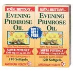 American Health Royal Brittany Evening Primrose Oil 1300 mg 120