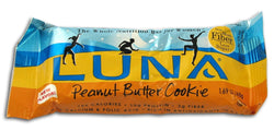 Luna Bar Peanut Butter Cookie - 15 x 1.69 ozs.