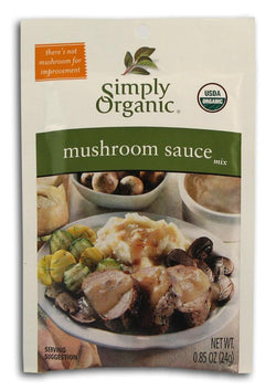Simply Organic Mushroom Sauce Mix Organic - 12 x 0.85 ozs.