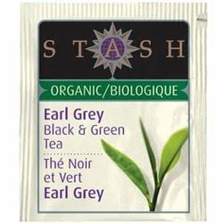 Stash Tea Earl Grey Tea, Fair Trade, Organic - 6 x 1 box