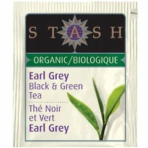Stash Tea Earl Grey Tea, Fair Trade, Organic - 1 box.