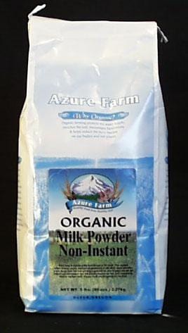 Azure Farm Milk Powder Non-Instant Non-Fat Organic - 5 lbs.