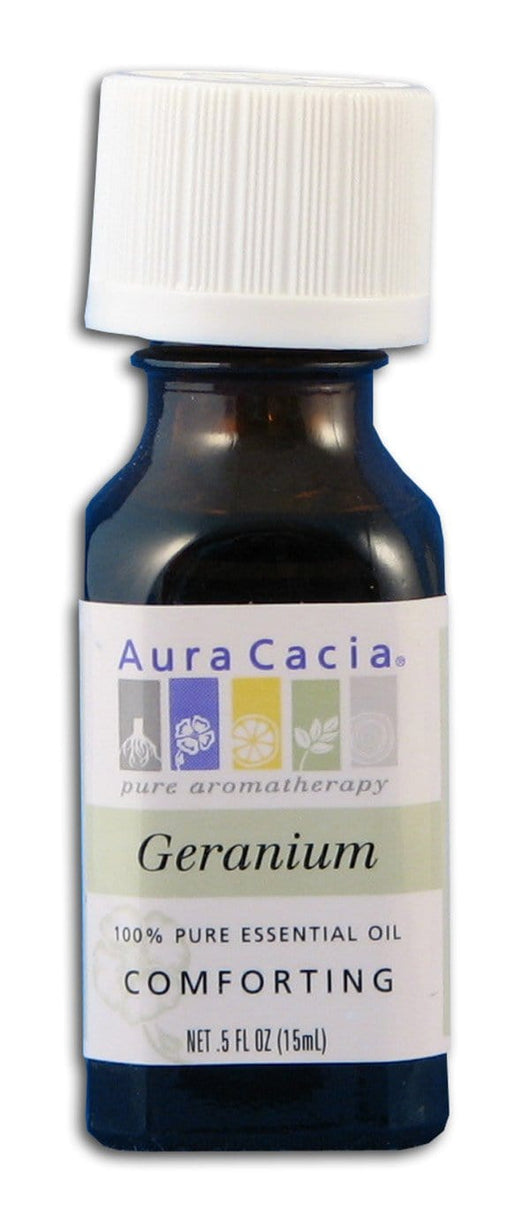 Aura Cacia Geranium Oil - 0.5 oz.