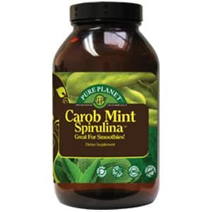 Pure Planet Spirulina, Carob Mint - 200 tablets