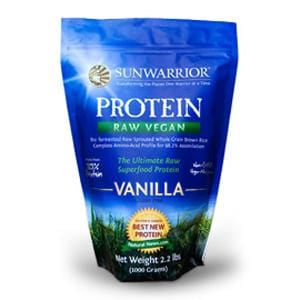 Sunwarrior Protein Powder, Vanilla, Raw, Vegan - 2.2 lbs.