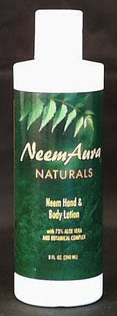 Neem Aura Hand & Body Lotion with Aloe Vera - 8 ozs.