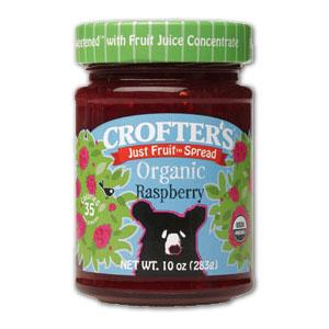 Crofter's Raspberry Just Fruit Spread Organic - 12 x 10 ozs.