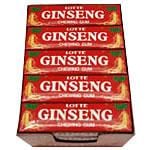 Prince of Peace Korean Lotte Ginseng Chewing Gum 25 packs of 5 sticks
