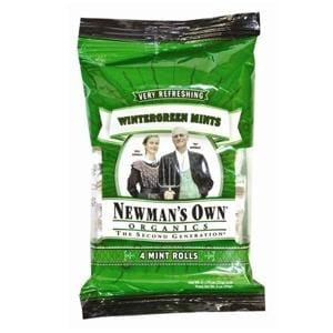 Newman's Own Mints, Wintergreen, Organic - 6 x 3 ozs.