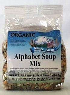 Azure Farm Alphabet Soup Mix Organic - 8 x 16.8 ozs.