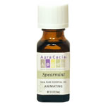 Aura Cacia Spearmint Essential Oil 1/2 oz. bottle