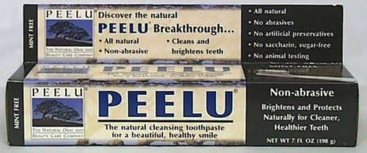 Peelu Toothpaste Plain Mint Free Fluoride Free - 7 ozs.