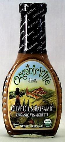 OrganicVille Olive Oil & Balsamic Vinaigrette Organic - 6 x 8 ozs.