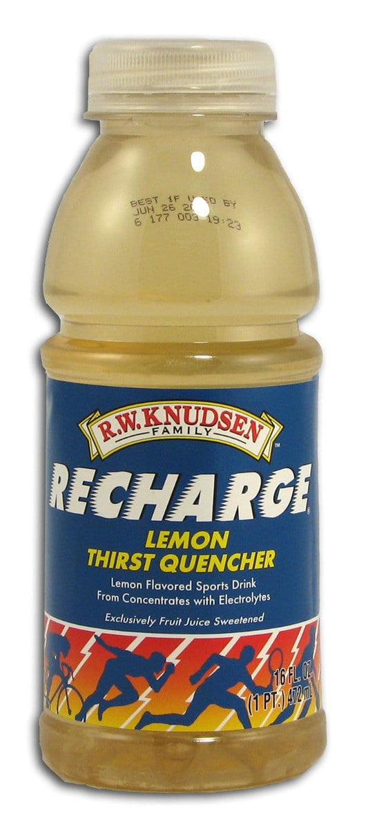 Knudsen Lemon Recharge (Sport) - 12 x 16 ozs.