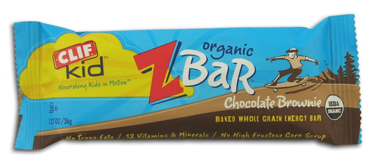 Clif Bar Chocolate Brownie Z Bar Organic - 18 x 1.27 ozs.