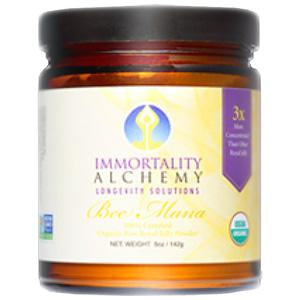Immortality Alchemy Bee Mana, Royal Jelly Powder, Raw, Organic - 12 x 5 ozs.
