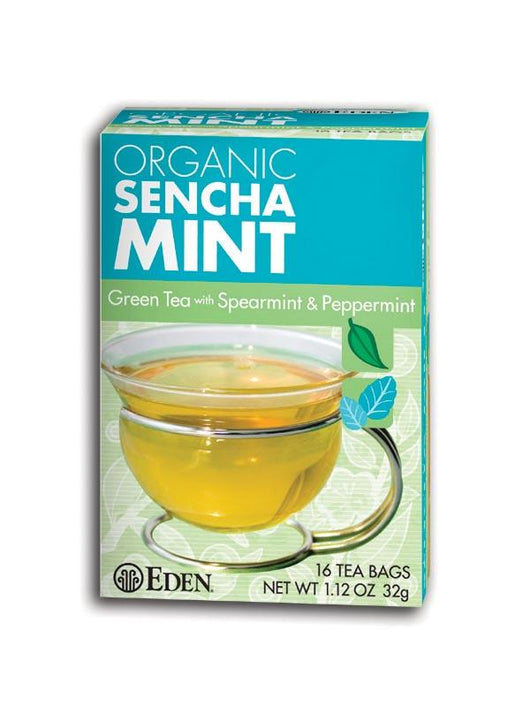 Eden Foods Sencha Mint Tea Bags Organic - 12 x 1 box