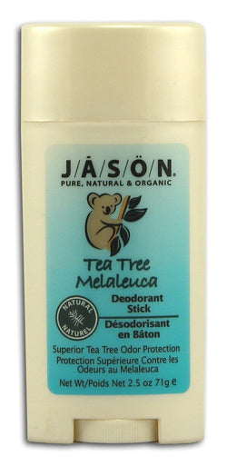 Jason Tea Tree Deodorant Stick - 2.5 ozs.