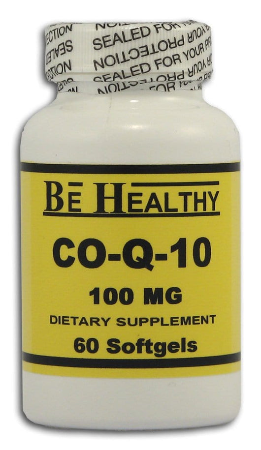 Be Healthy Co-Q-10 100 mg. - 60 softgels