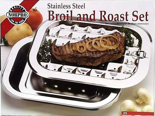 Norpro Broiling Pan Stainless Steel - 1 each