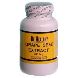 Be Healthy Grape Seed Extract 200mg - 120 caps