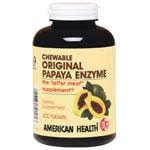 American Health Enzymes Chewable Original Papaya Enzyme 600 tablets