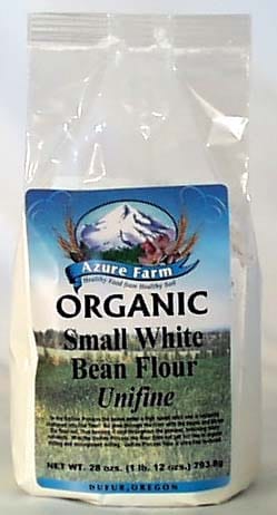 Azure Farm Small White Bean Flour Organic - 28 ozs.