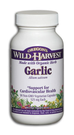 Oregon's Wild Harvest Garlic Organic - 90 veg caps