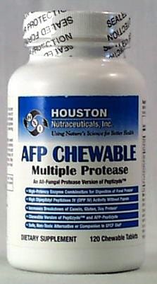 Houston Nutraceuticals AFP-Chewable Multiple Protease - 120 tablets