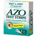 AZO Natural Feminine Relief Products Test Strips Urinary Tract Infection Test 3 ct