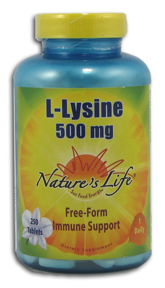 Nature's Life L-Lysine 500 mg - 250 tablets