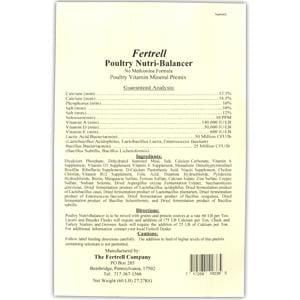 Fertrell Poultry Nutri-Balancer, Organic - 60 lbs.