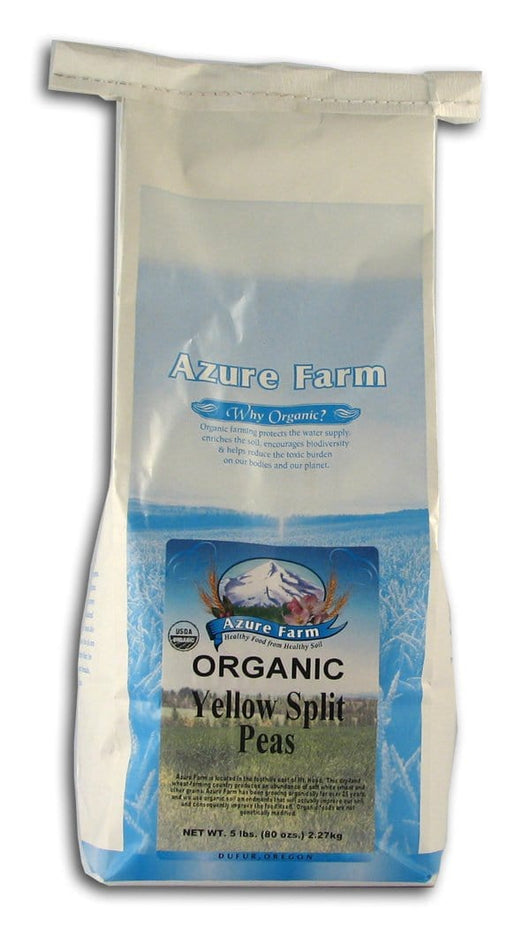 Azure Farm Yellow Split Peas Organic - 5 lbs.