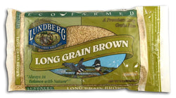 Lundberg Long Grain Brown Rice Eco-Farmed Gluten-Free - 2 lbs.