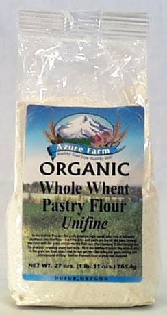 Azure Farm Pastry W.W. Flour (Unifine) Organic - 4 x 27 ozs.