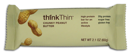 Think! Chunky Peanut Butter Low Carb Bar - 3 x 2.1 ozs.