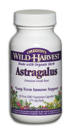 Oregon's Wild Harvest Astragalus Root Organic - 90 veg caps