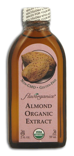Flavorganics Extract Pure Almond Organic - 12 x 2 ozs.