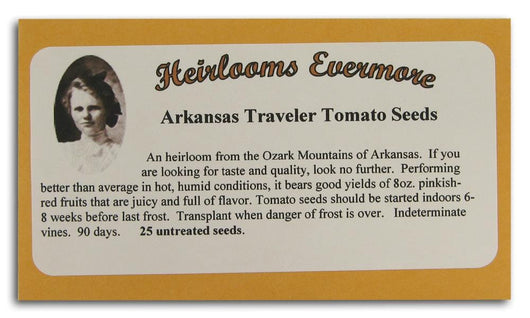 Heirlooms Evermore Arkansas Traveler Tomato Seeds - 25 seeds