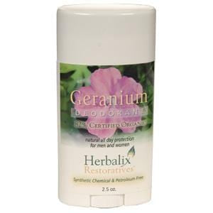 Herbalix Restoratives Deodorant, Geranium - 2.5 ozs.