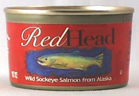 Pure Alaska Red Head Wild Sockeye Salmon - 12 x 7.5 ozs.