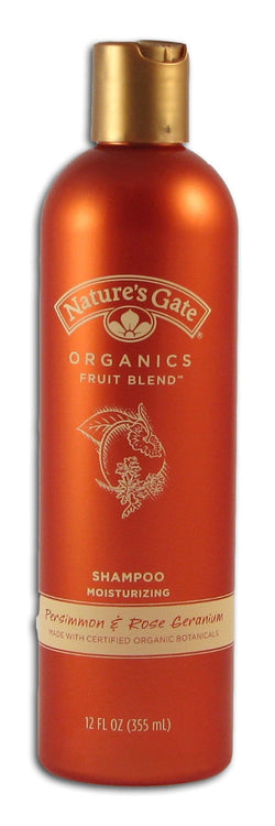 Nature's Gate Persimmon & Rose Geranium Shampoo Organic - 12 ozs.