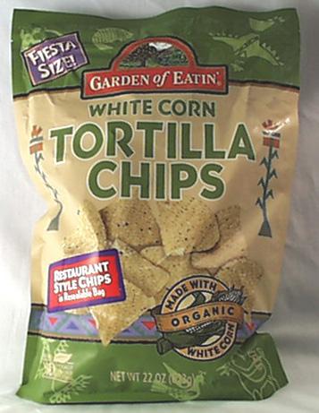 Garden of Eatin' White Corn Tortilla Chips Fiesta Size - 22 ozs.