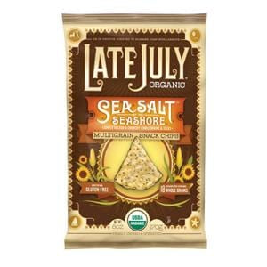 Late July Multigrain Snack Chips, Sea Salt by the Seashore, Organic - 12 x 6 ozs.