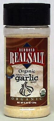 Redmond's Garlic RealSalt Organic - 8.25 ozs.