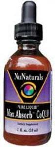 NuNaturals Max Absorb CoQ10 - 2 ozs.